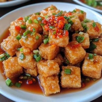 經(jīng)典中式美食：嫩豆腐配各式配料與調(diào)料的鐵板豆腐