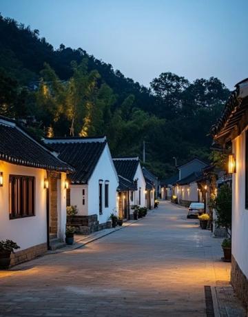 新昌西坑古村：小溪穿村而過，精致臺門建筑群與故居相伴