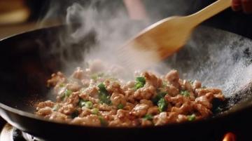 快手南瓜炒肉沫，輕松打造家庭營養美味！