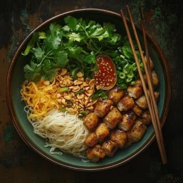 五月炎夏必備：酸辣裙帶苗拌蕨根粉，開(kāi)胃又健康！