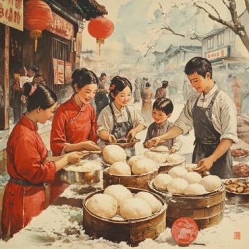 湖北春節獨特習俗大揭秘：打糍粑、唱皮影戲、劃龍舟、吃熱干面、貼門神等