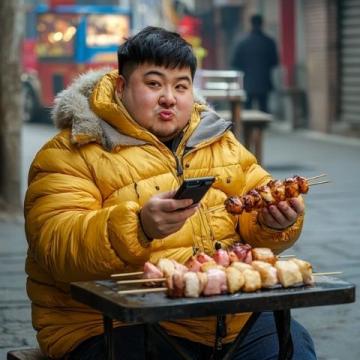 黑龍江夜市驚現(xiàn)創(chuàng)意小吃：辣味與瓜子的奇妙結合
