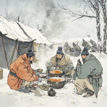水滸傳中的好漢們覓食之道：牛肉、魚湯、羊肉和狗肉的美味