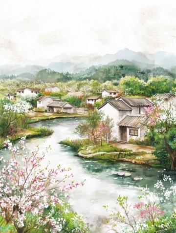 游賞小綠水河風景區，看綻放的各種花，仿佛置身于一幅生動的畫卷中,每年這個季節