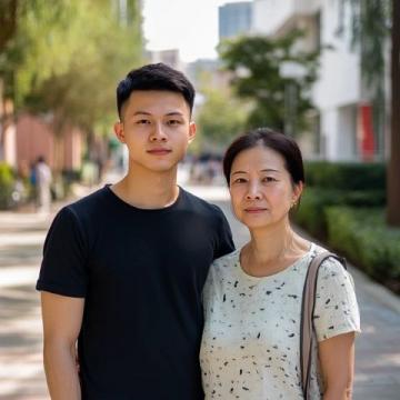 羅大美沒有白疼妹妹，他供妹妹攻讀學位，有文化有知識就是不一樣，這位妹妹外表柔弱