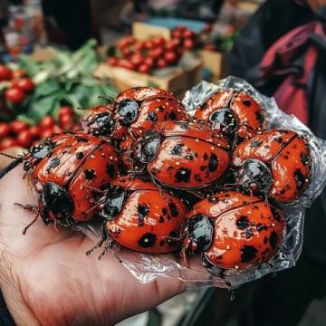 黑龍江夜市驚現(xiàn)創(chuàng)意小吃：辣味與瓜子的奇妙結合