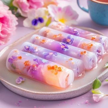 最經典的蝶豆花味道--蝶豆花巧克力卷