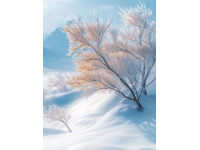 2024寒冬奇景：罕見暴風雪覆蓋千里，銀裝素裹的冰雪世界
