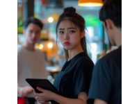 河北唐山，一20歲女大學生兼職做服務員，晚上九點，飯店來了一桌客人