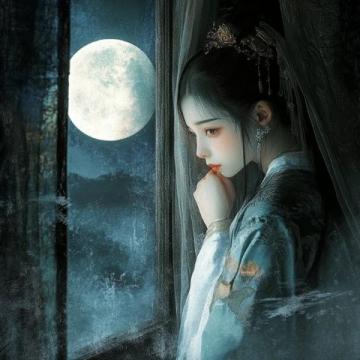 月色中傾灑的溫柔絮語