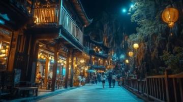 夜游鷺江：從游客到笑點(diǎn)擔(dān)當(dāng)?shù)囊馔庵? width=