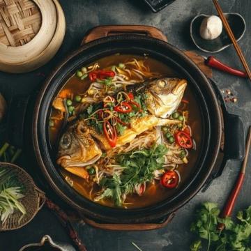 經典川菜水煮魚：麻辣鮮香，魚片嫩滑，湯汁濃烈