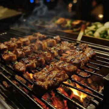 路邊攤驚現(xiàn)惠州美食寶地,55元超值燒烤！