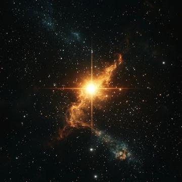 在廣袤無垠的天空中，一顆溫煦的巨蟹座星星綻放其輝煌