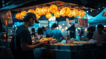 深夜長沙揚帆夜市：95后白領直播夜經濟狂歡