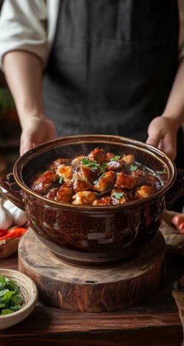 家常美味：砂鍋香辣雞與酥鱗鱸魚的做法及黨參黃芪豬腰湯 рецепт