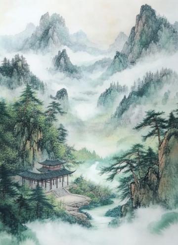 
貴州晴?。菏劳馓以粗械纳剿嬀砼c人文風情