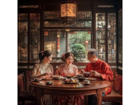 鄉(xiāng)村里開起了一家家庭式小店, 名叫"莆田味道", 以地道的莆田菜聞名。