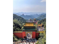 小楊知道200米外就是順峰山和寶林寺，準(zhǔn)備去五一玩兒。