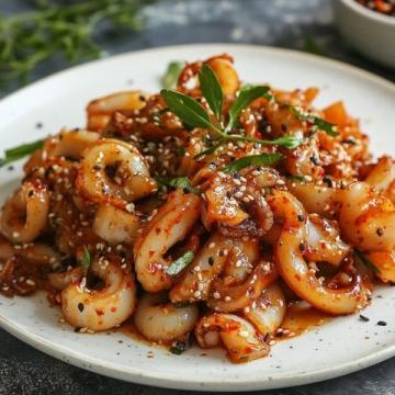 夜宵神菜！醬爆魷魚，鮮辣上頭超解饞