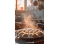 嘗鮮正當時手工艾青餃受追捧距離清明節還有些日子