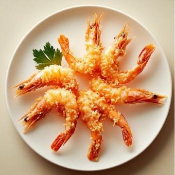 元旦過后迎新春，咸蛋黃焗蝦為年夜飯?zhí)砟晡? width=