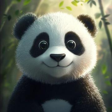 熊貓界有一只會掉色的熊貓名叫七仔