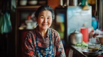 夜游萬達金街：母女倆偶遇狂熱米線攤