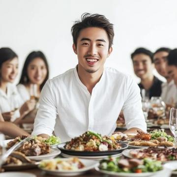 馮小剛與徐帆一起享用家常素菜，一桌佳肴生活節儉，卻有“壕氣十足”的一瓶五千多元的酒