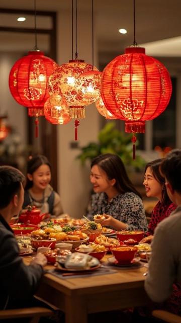 大年初六一家三口的晚餐，自從大年初二去岳父家拜年，一連吃了四天晚飯