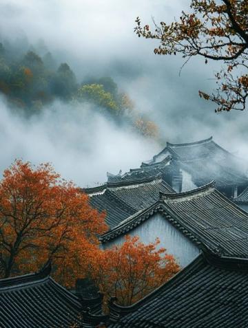 安徽陽產土樓：云端秋色里的歡樂之旅