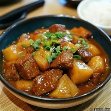 香濃五花肉燜土豆：傳統家常美味