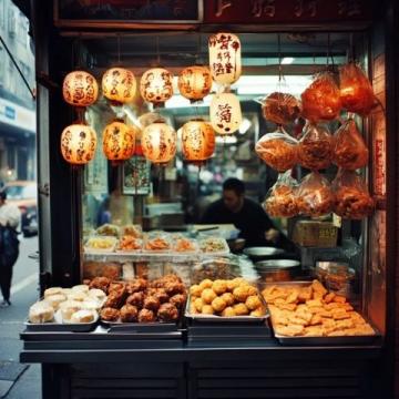 廣州夜景繁華迷人，美食街區游客如織享特色佳肴