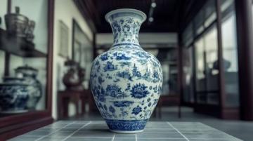 1.5米高雅景德鎮瓷器藝術展示