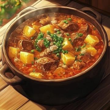 家常美食：番茄燉牛腩的經(jīng)典做法，湯汁濃郁超下飯