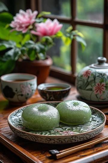 清香不膩的「綠茶饅頭」制作教程，健康美味顏值高