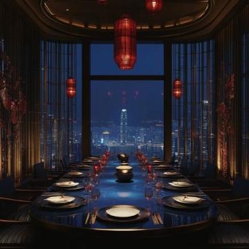 
深圳43層空中餐廳：享絕美南山全景，美食盛宴浪漫黃昏時光