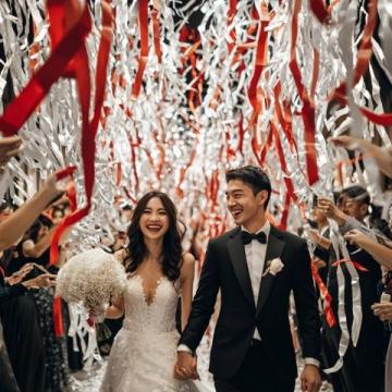 充滿愛意與祝福的10日:紅包雨點亮婚禮盛宴