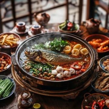 楊家坪特色老火鍋，首創秘制兔肉燙火鍋