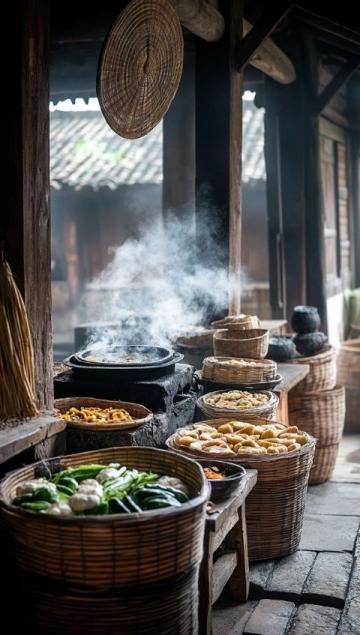 來到甘坑小鎮(zhèn)，不單單可以了解客家文化，還可以品嘗到客家美食