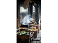 來到甘坑小鎮(zhèn)，不單單可以了解客家文化，還可以品嘗到客家美食