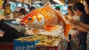 朋友們，這幾條近十公分的金魚如果我說是一塊五一條買的，你一定不會相信吧？如果說我