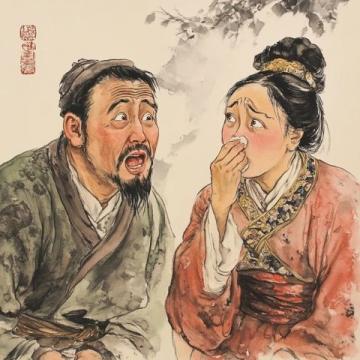 有一次，魯迅正在吃滿族小吃沙琪瑪，周海嬰過來說爸爸，我也要吃！魯迅卻拍拍他
