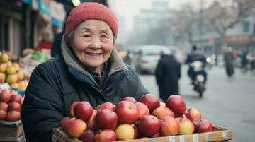 老公朋友從新疆帶回來一箱野蘋果，外表其貌不揚(yáng)，切開后果然驚艷了！