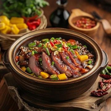 秋季特色菜：甜辣炒豬頸肉蓮藕的做法詳解
