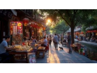 商丘古城小吃街人潮涌動，偶遇老物件揭秘地方名吃秘密