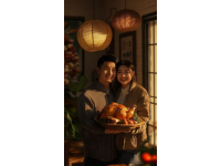 廣西網(wǎng)紅搭檔：年齡與身高的差異，六年默契合作的美食之旅