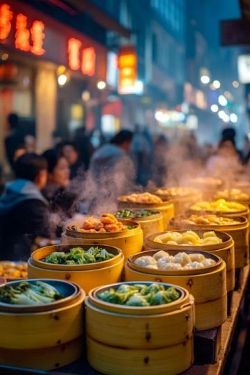 大連夜市夜不止，白日照樣熱鬧！