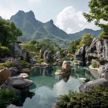 江蘇徐州彭祖園：4A級景區，東臨云龍山，南靠泉山，環境優美