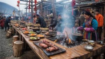 昆明崗頭村“韶鍋故里”：隱世美味，火塘火鍋盛宴
